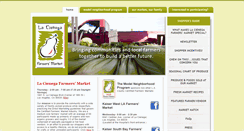 Desktop Screenshot of lacienegafarmersmarket.com